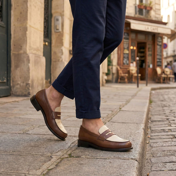 Lirienne - leather  loafers for men