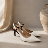 Verique suede slingback pumps for women, view 1 of 3