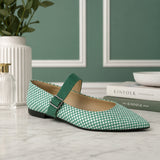 Celetta polka-dot leather Mary Jane flats for women, view 1 of 3