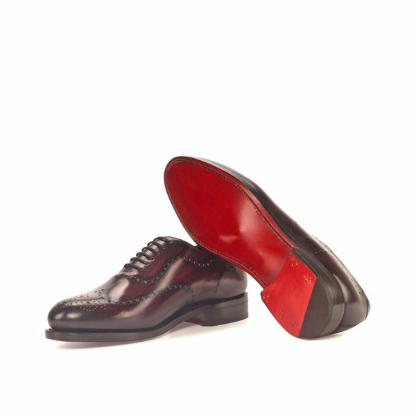 Orana - Wholecut patina red bottoms oxford dress shoes