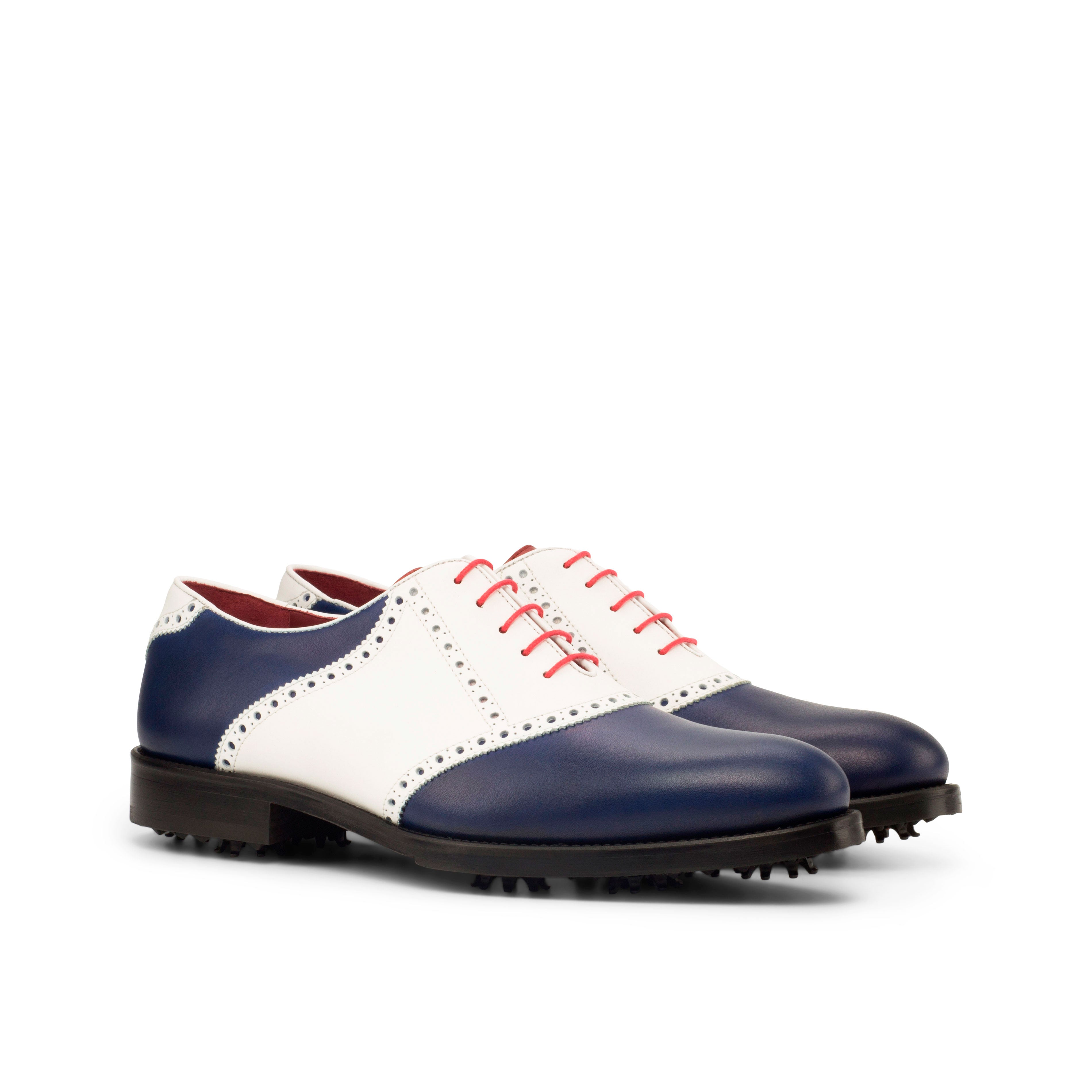 Ravara - leather saddle oxfords golf shoes