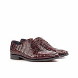 Loran - Exotic Alligator leather oxford dress shoes