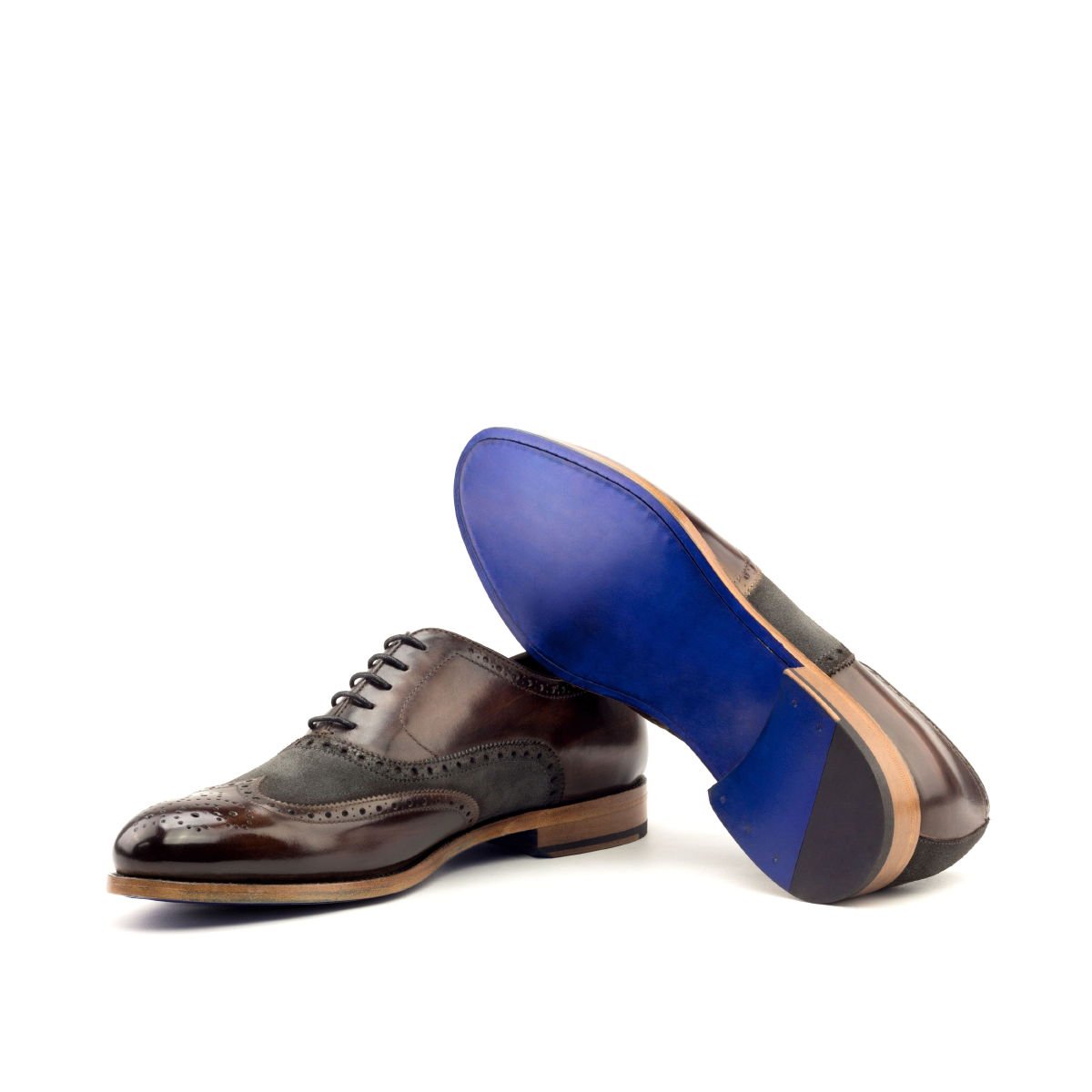 Navano - leather brogue oxford  shoes