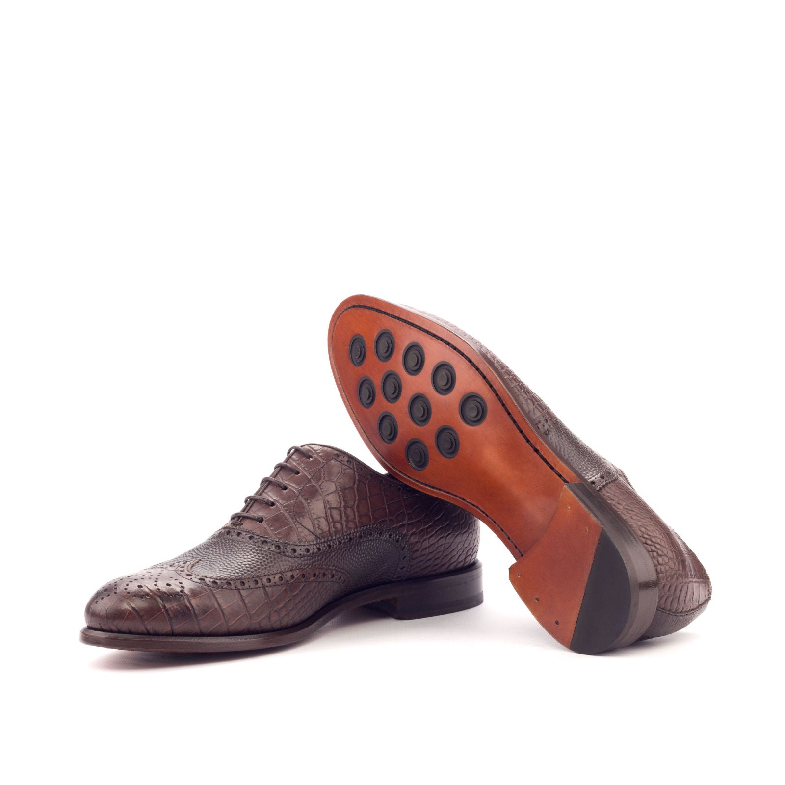 Primaverae - leather brogue oxford  shoes