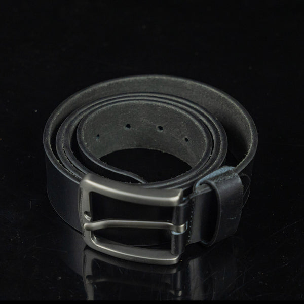 BUFFALO FINISH FINE GRAIN LEATHER BELT