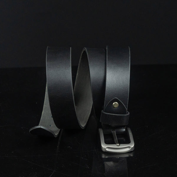 BUFFALO FINISH FINE GRAIN LEATHER BELT