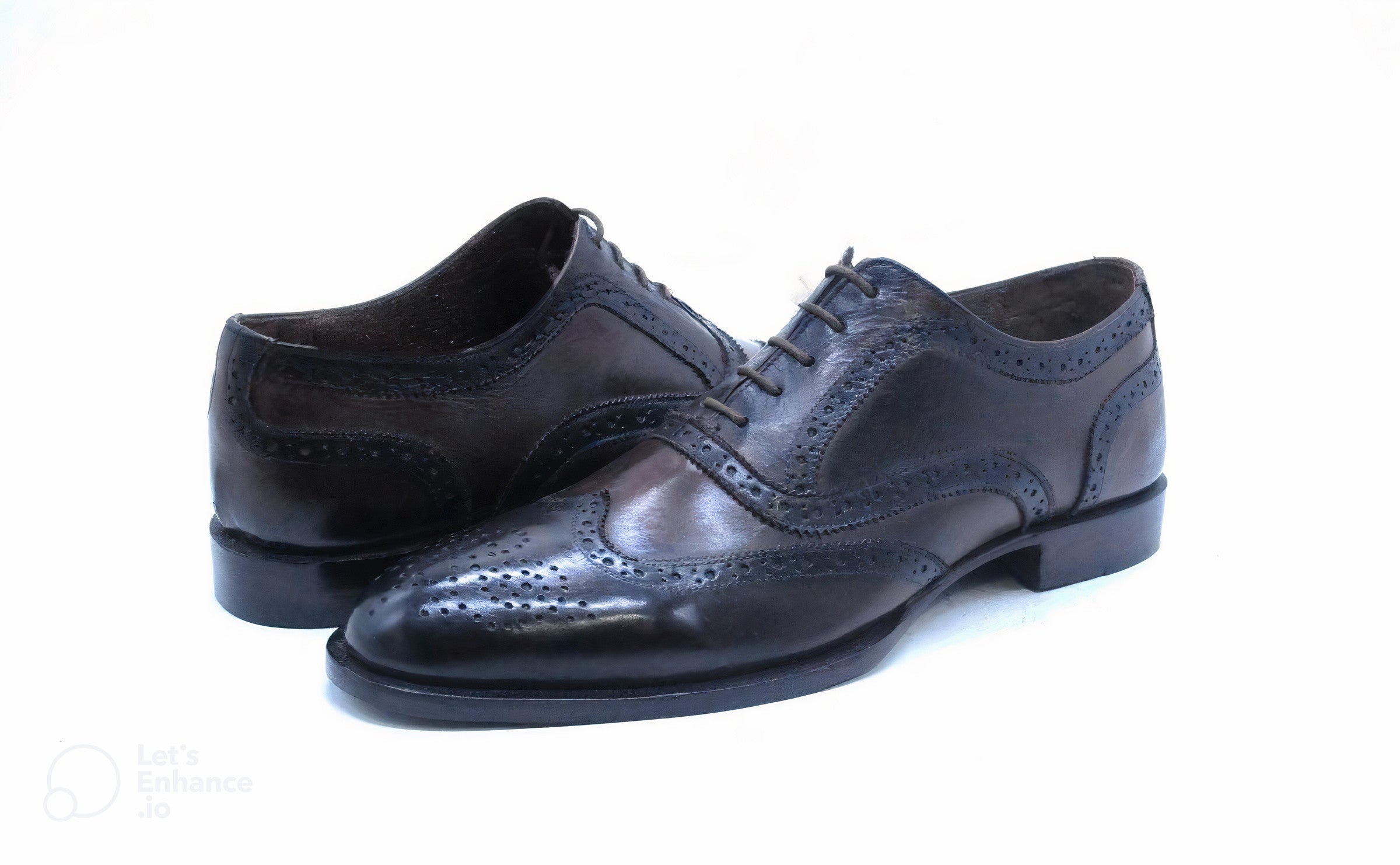 Dublino - Black Brogue Oxford Shoes (Partner brand) - Arconya