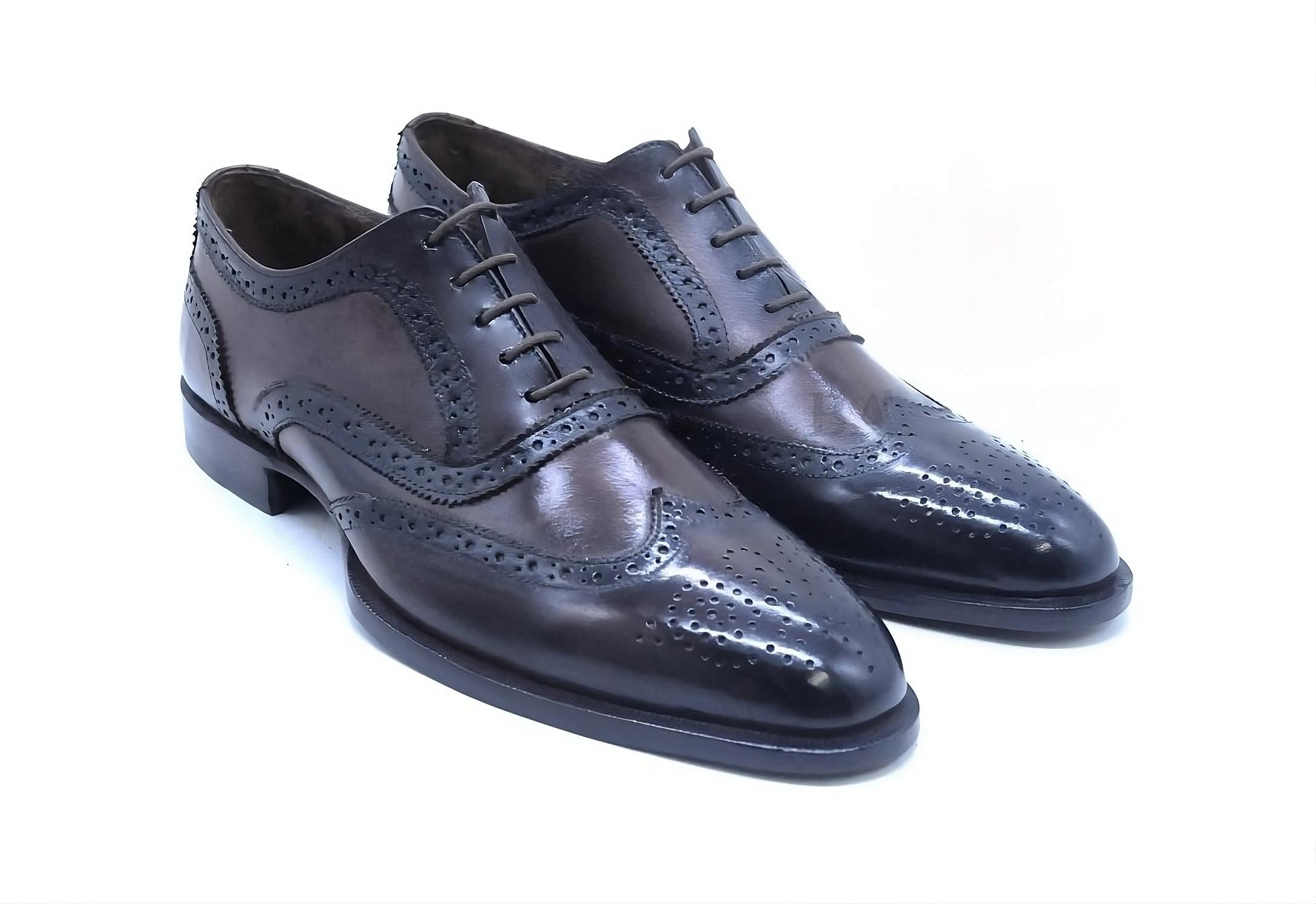 Dublino - Black Brogue Oxford Shoes (Partner brand) - Arconya