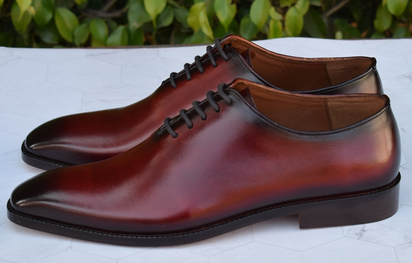 Grant Wine Wholecut Shoes