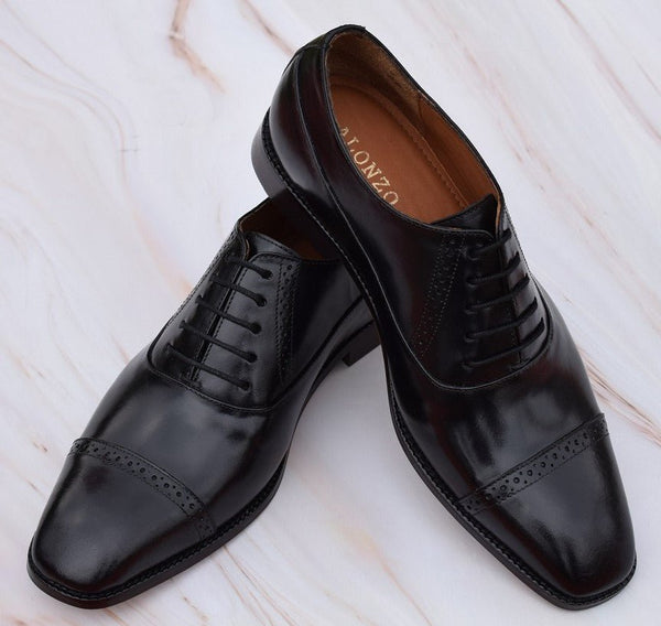 Roberto -  Handmade Leather oxford dress Shoes