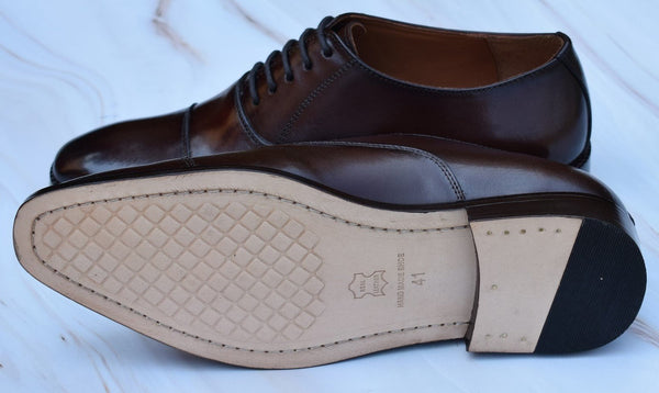 Revera - Handmade capote Leather oxford dress Shoes