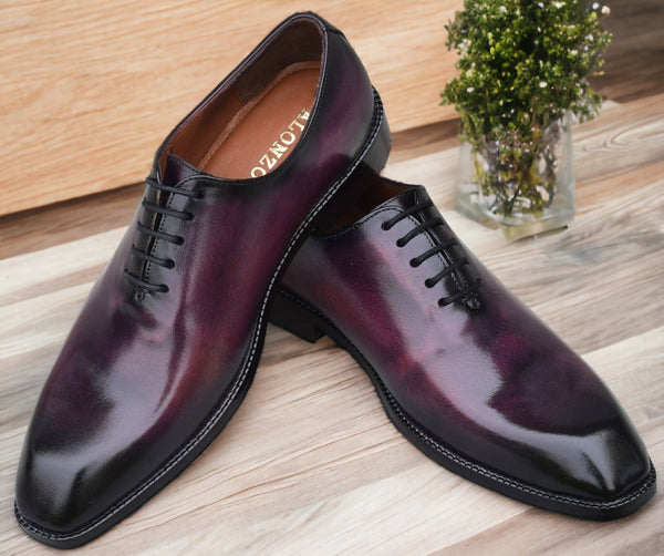 Greyson2 Wholecut Leather Sole Shoes