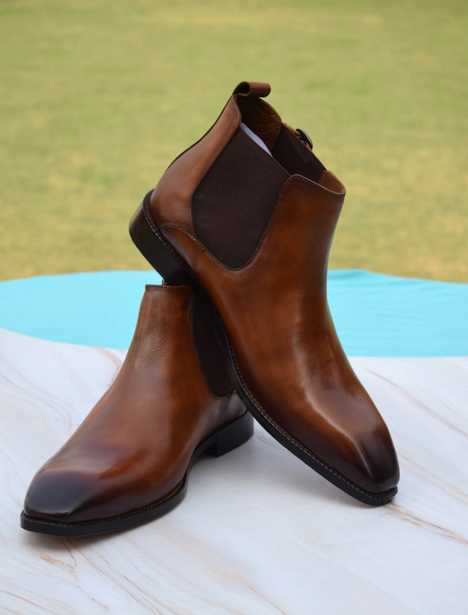 Grantino2 -  Handmade leather Chelsea Boots