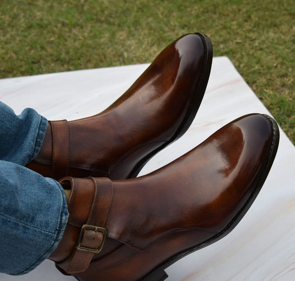 Adams - Jodhpur Handmade Boots for men