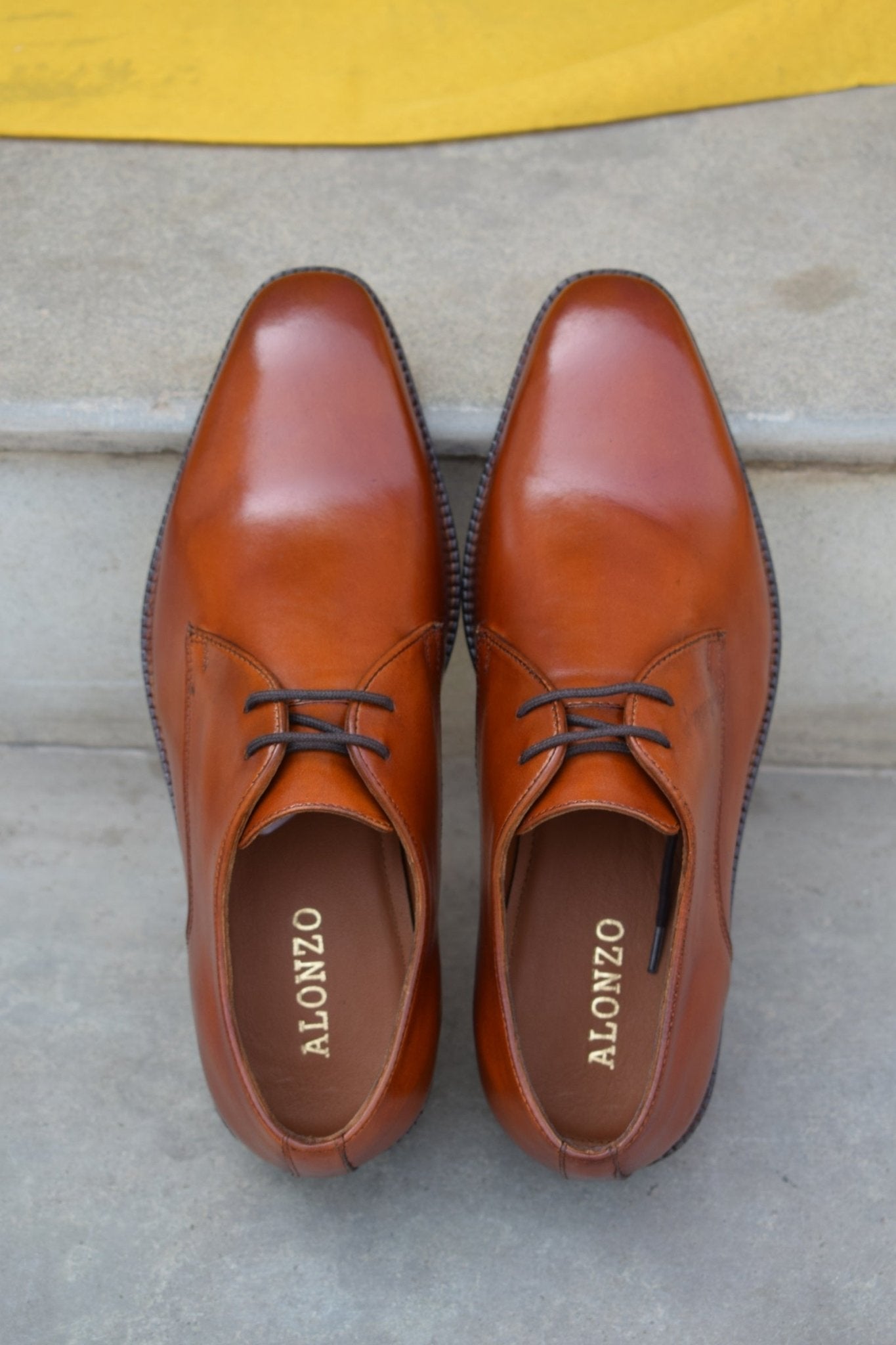Grant4 -  Men's Handmade Leather Sole Derby Shoes