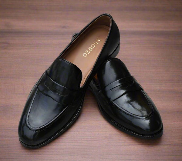 aspè - Handmade leather penny loafers for men