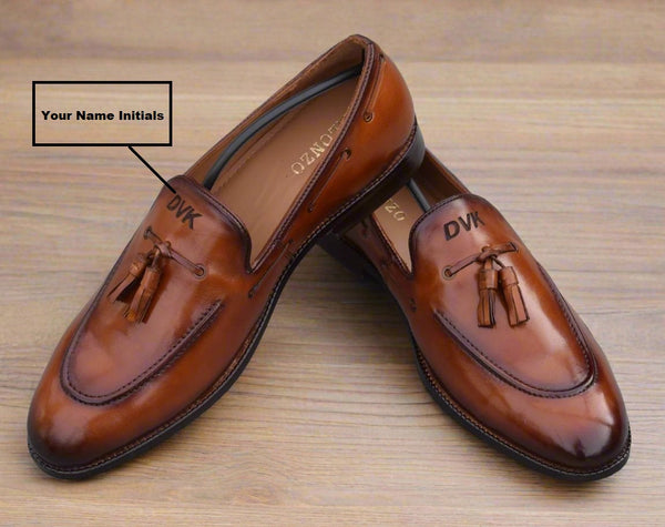 Persona 2 - Handmade tassel leather loafers