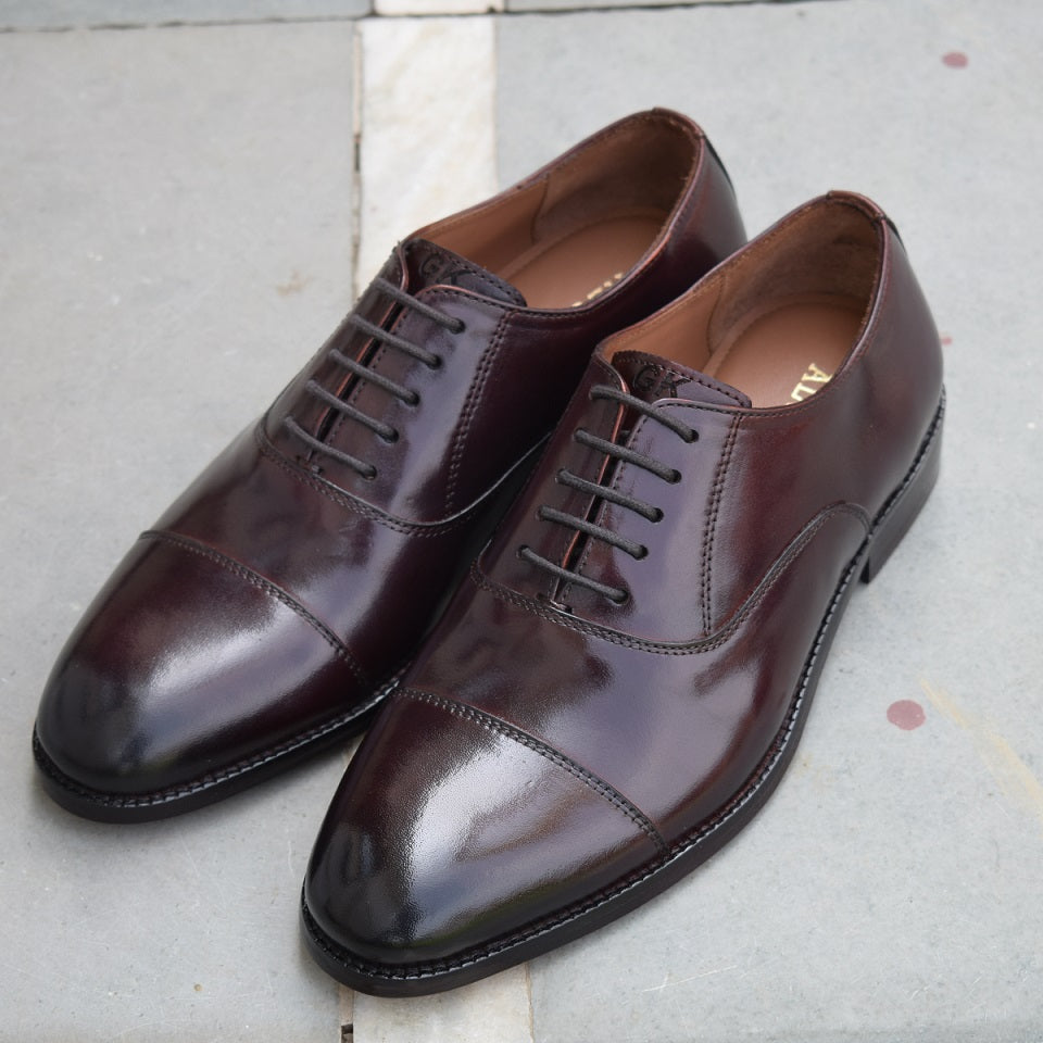 Persona -  Handmade Leather Oxford Shoes (Add name initials)