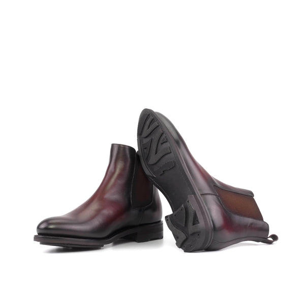 Browaz - Men's Burgundy Leather Chelsea Boot