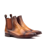 Lomaza-  Red bottoms boot, Hand-Painted Chelsea Boot for men