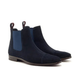 Volpa - Men's Navy Suede Chelsea Boot