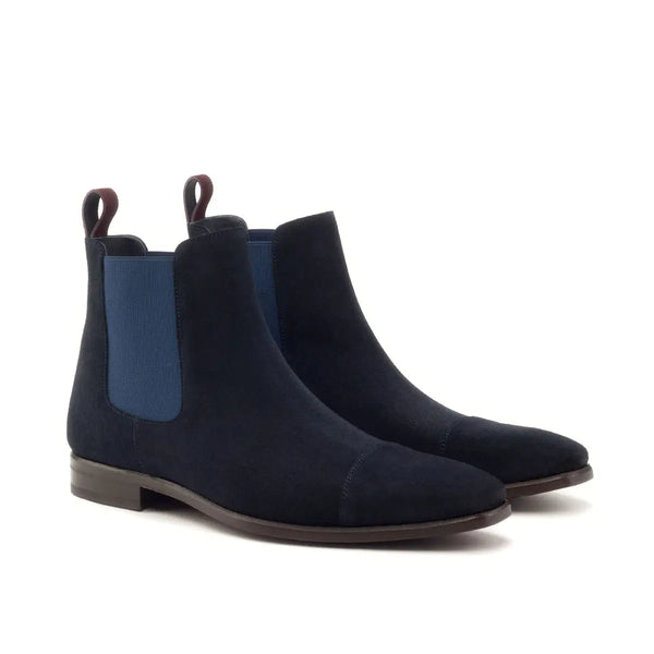 Volpa - Men's Navy Suede Chelsea Boot