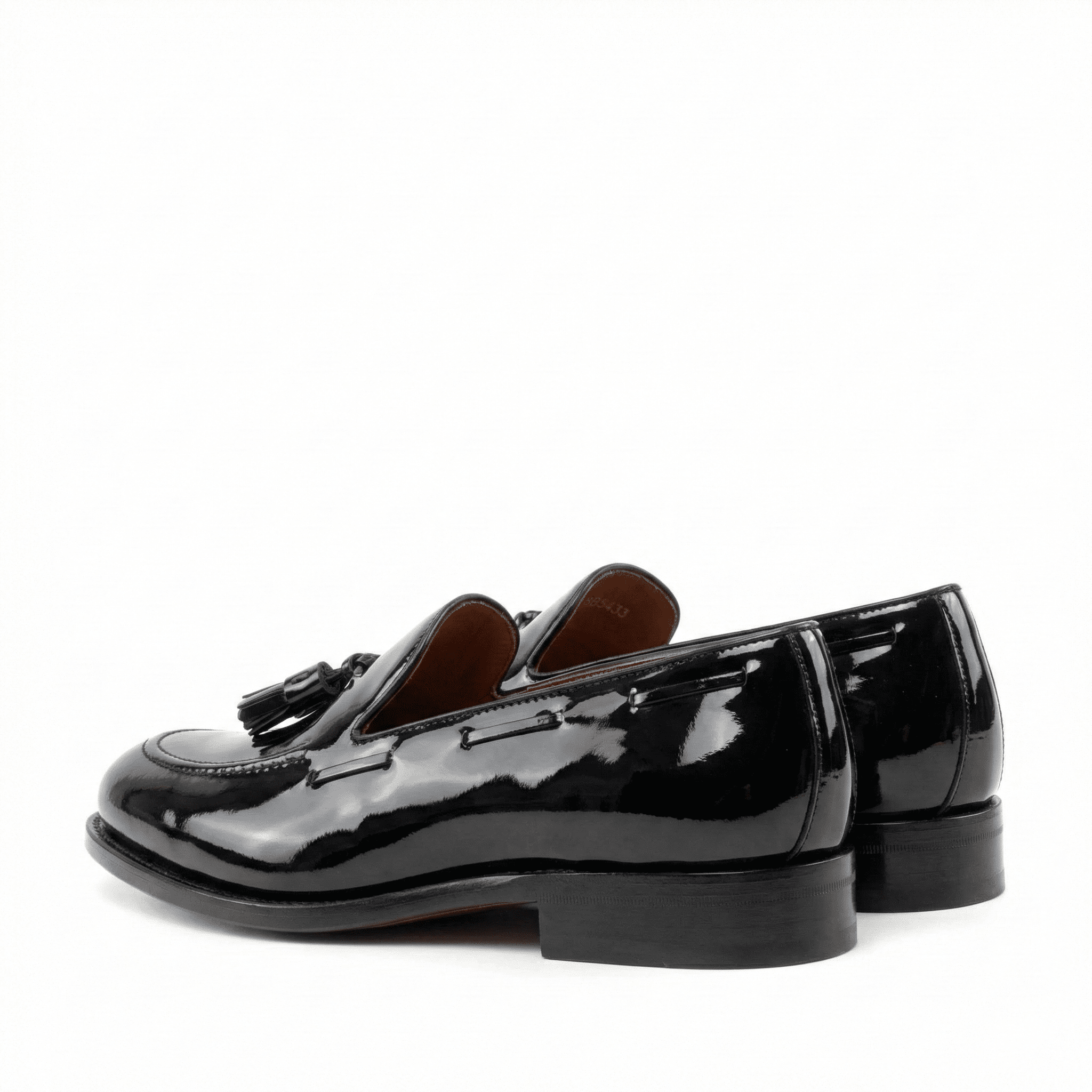 Rubea2 - Men's patent leather Red bottoms sole loafers