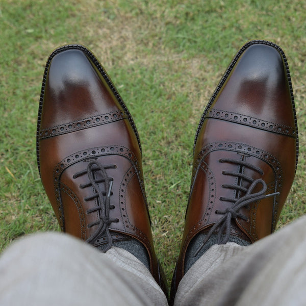 Romany - High quality leather oxford dress shoes for men