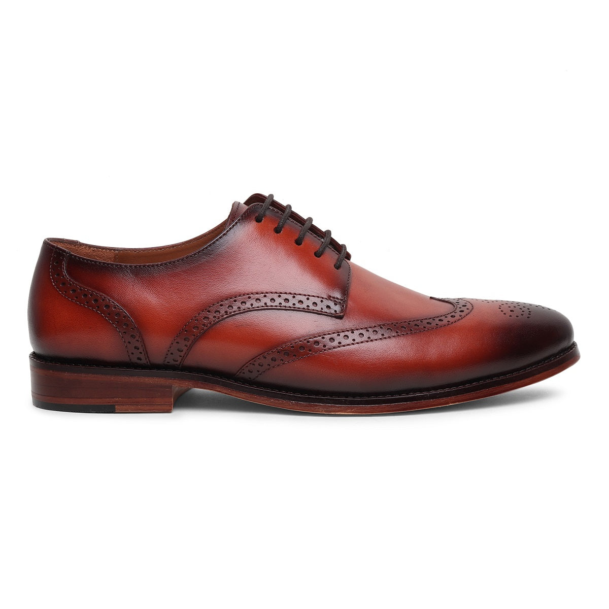 Canyo - Brogue Leather Sole Oxford dress shoes for men