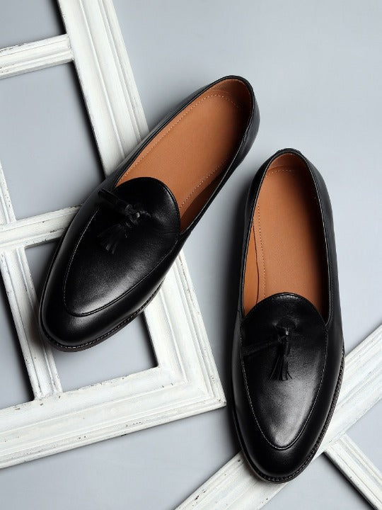 Lorenzo -  Elegant Tassel Leather Loafers for men