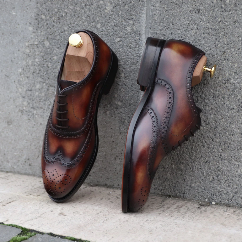 Ostino 2 - Handmade Leather Oxford dress shoes