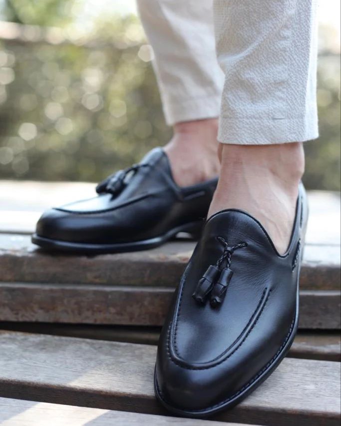 Marcos -  Handmade penny leather loafers for men