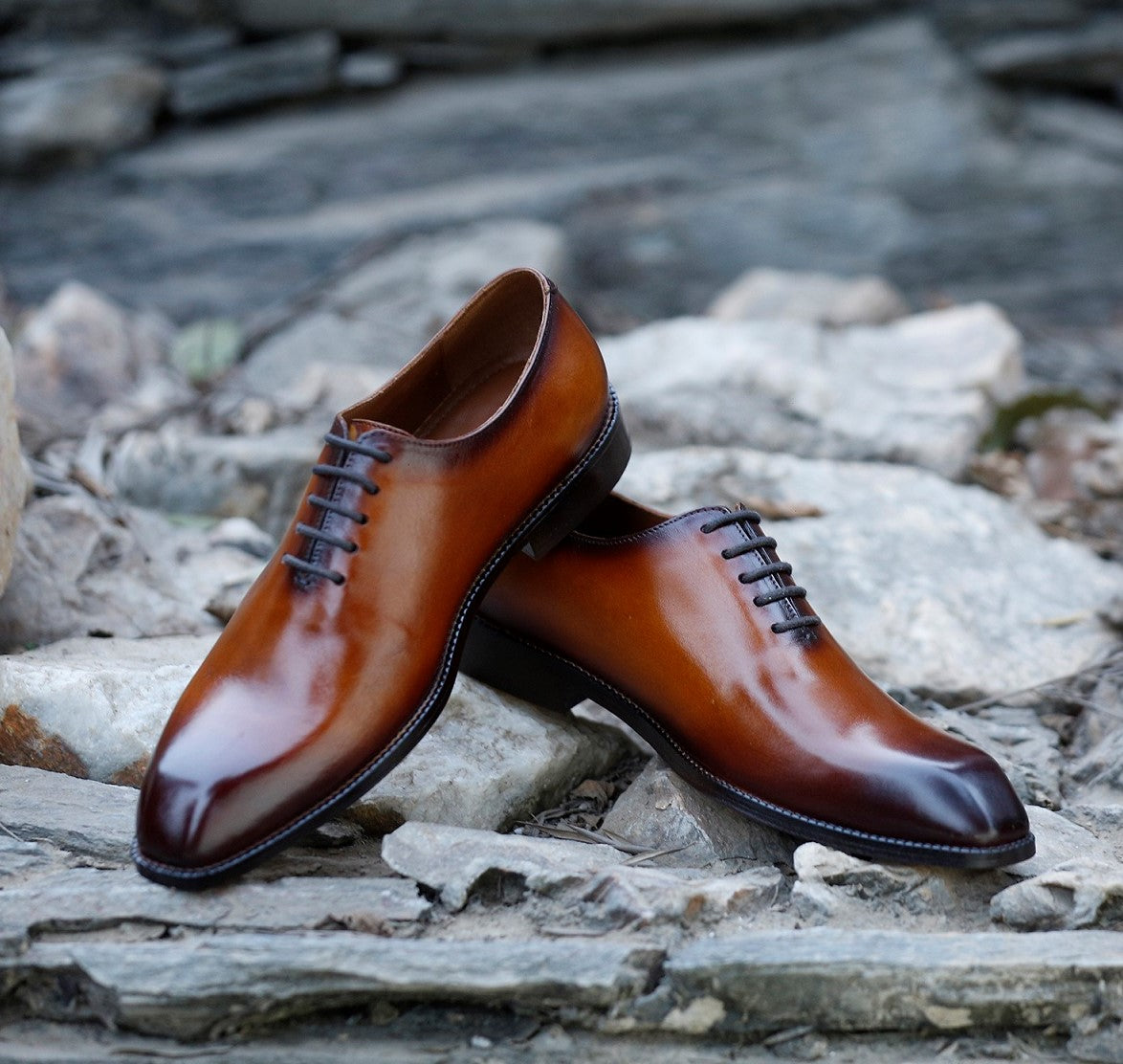 Greyson Handmade Wholecut Leather Sole Shoes