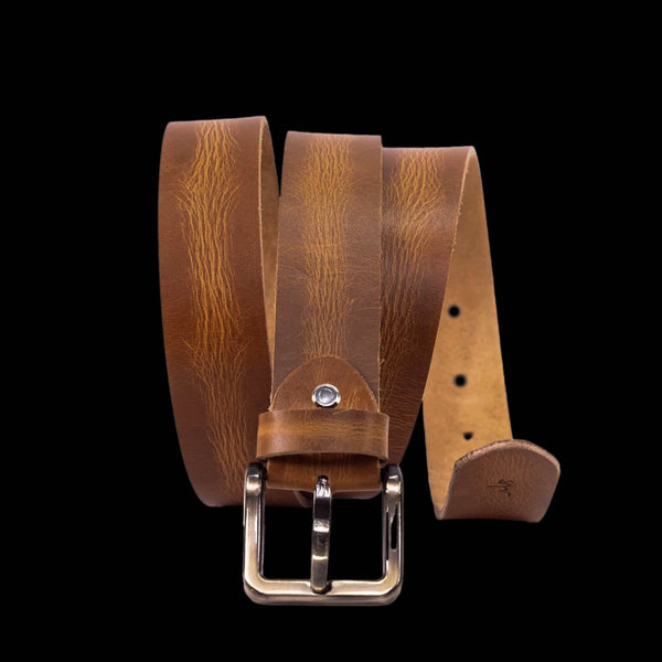 Roadie Tan - Leather Belt for Men