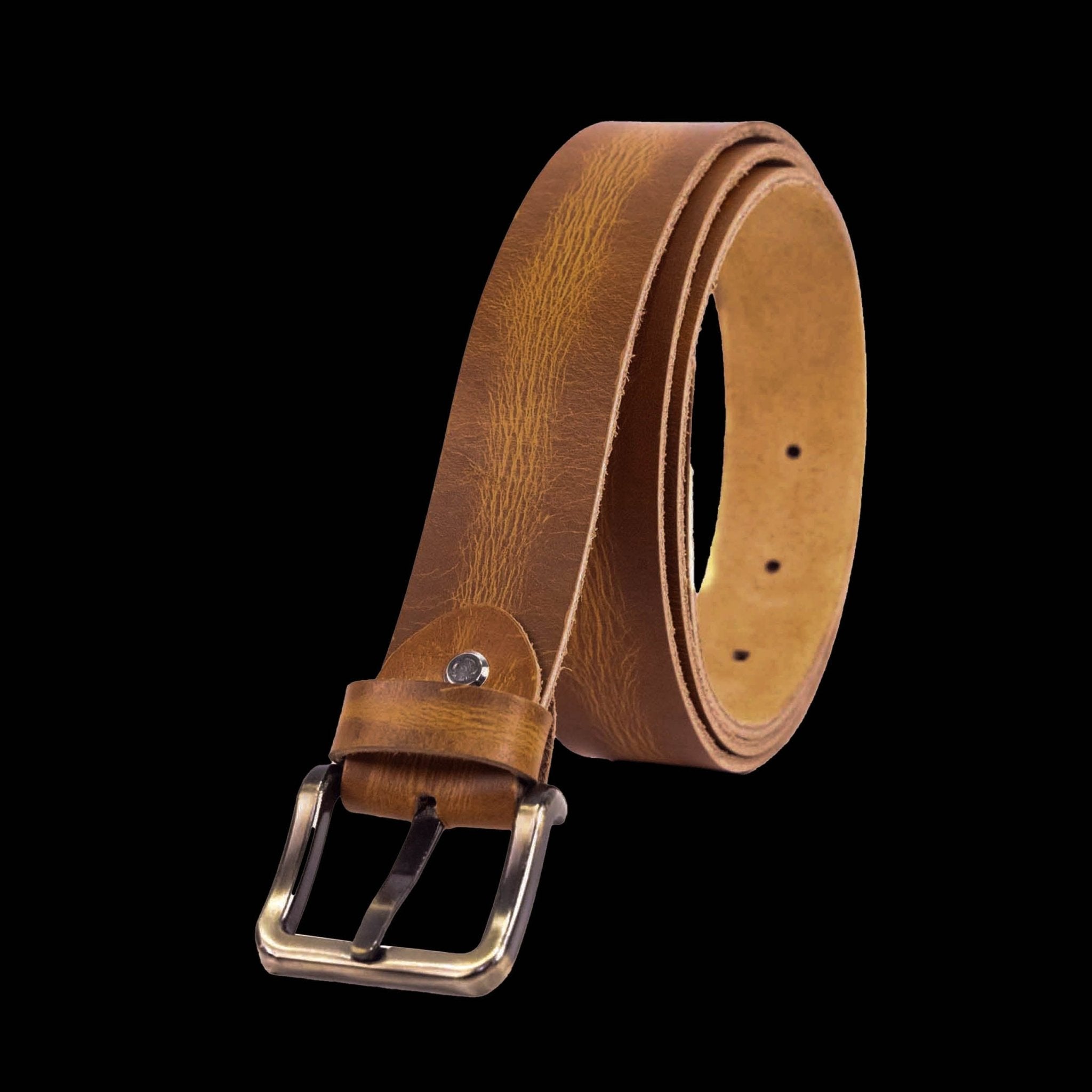 Roadie Tan - Leather Belt for Men