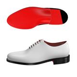 White dress shoes for Wedding groom or best man