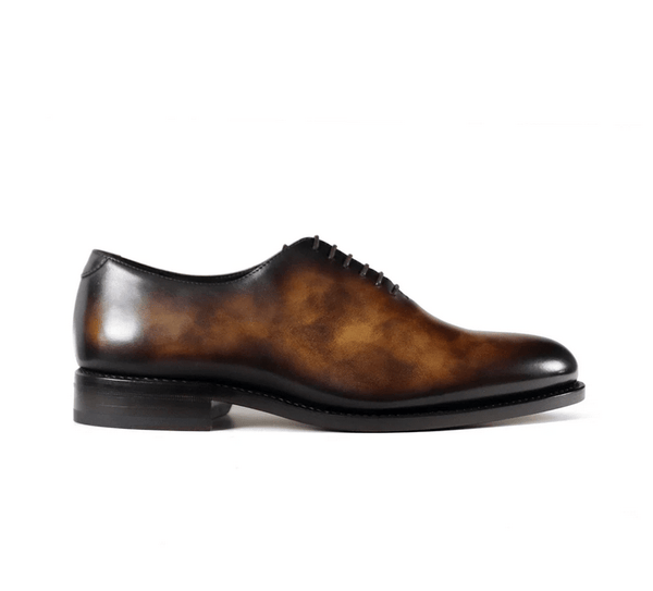 Evani - Patina leather Wholecut oxford dress Shoes