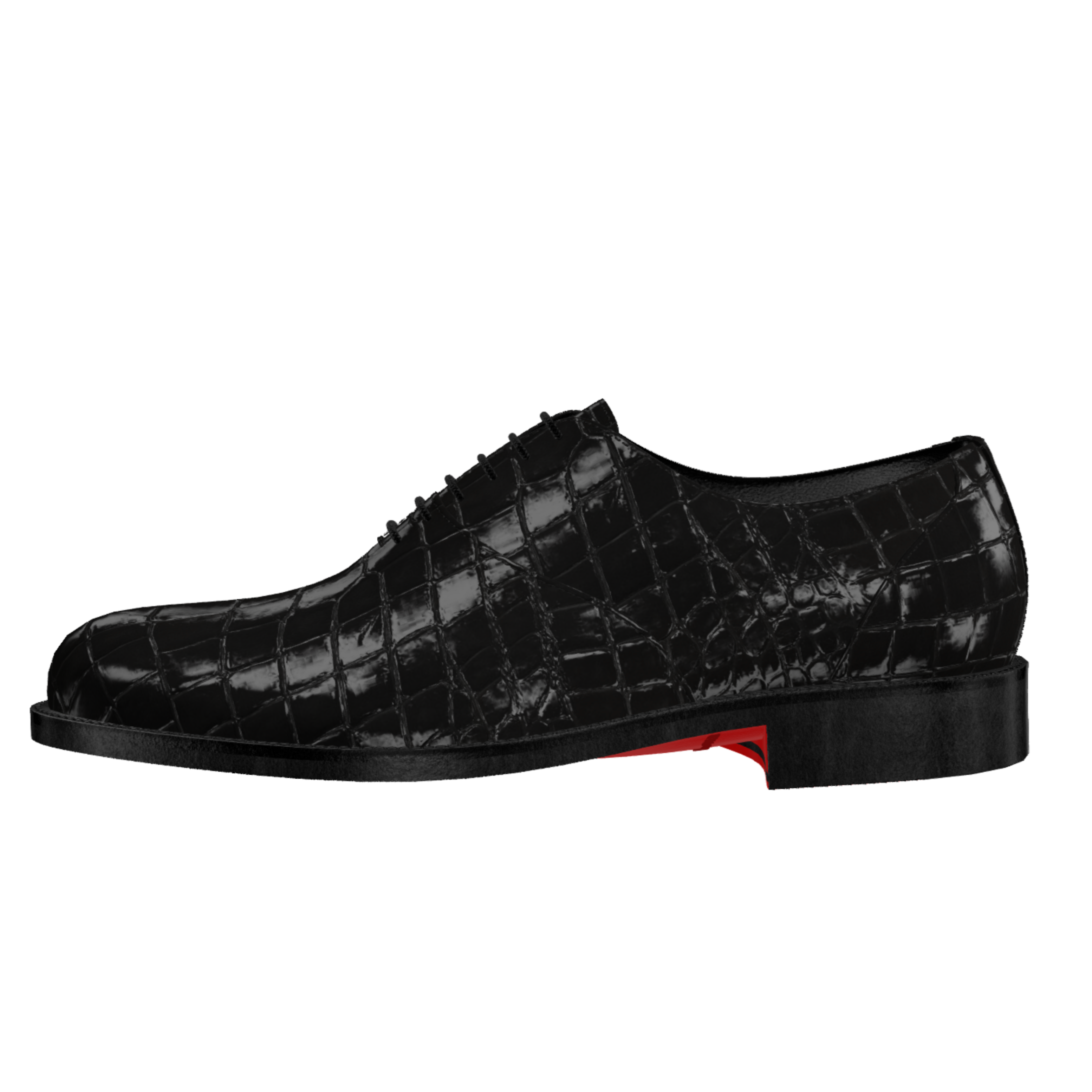 Black alligator skin dress shoes arconya