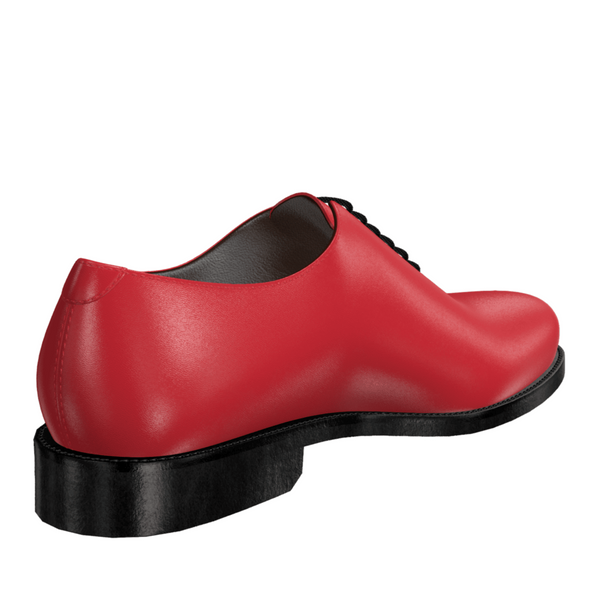 Arconya red wholecut oxford shoes