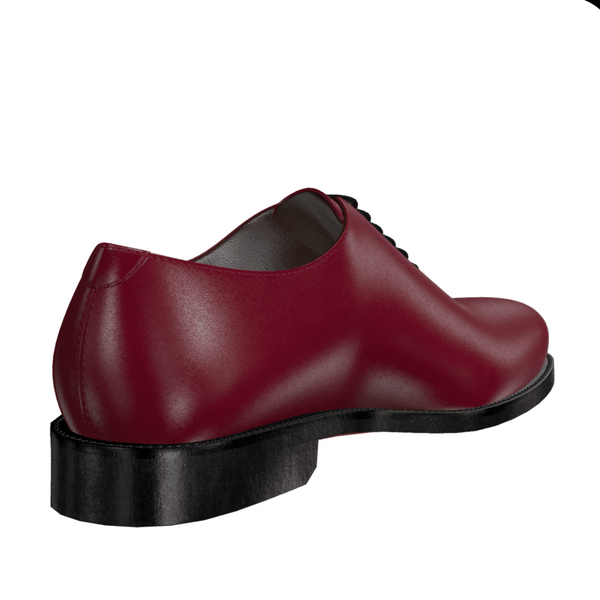 Arconya red wholecut oxford shoes