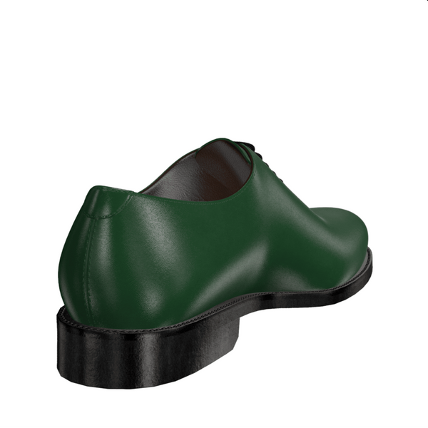 Arconya green wholecut oxford shoes