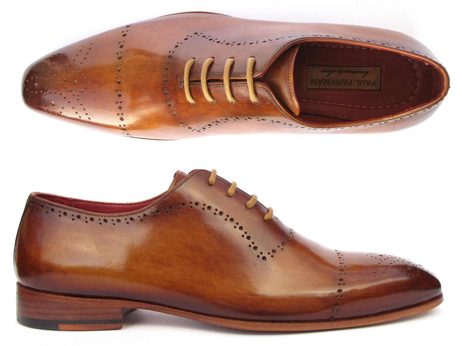 La Luce - Light Brown Classic Brogues Oxford dress shoes