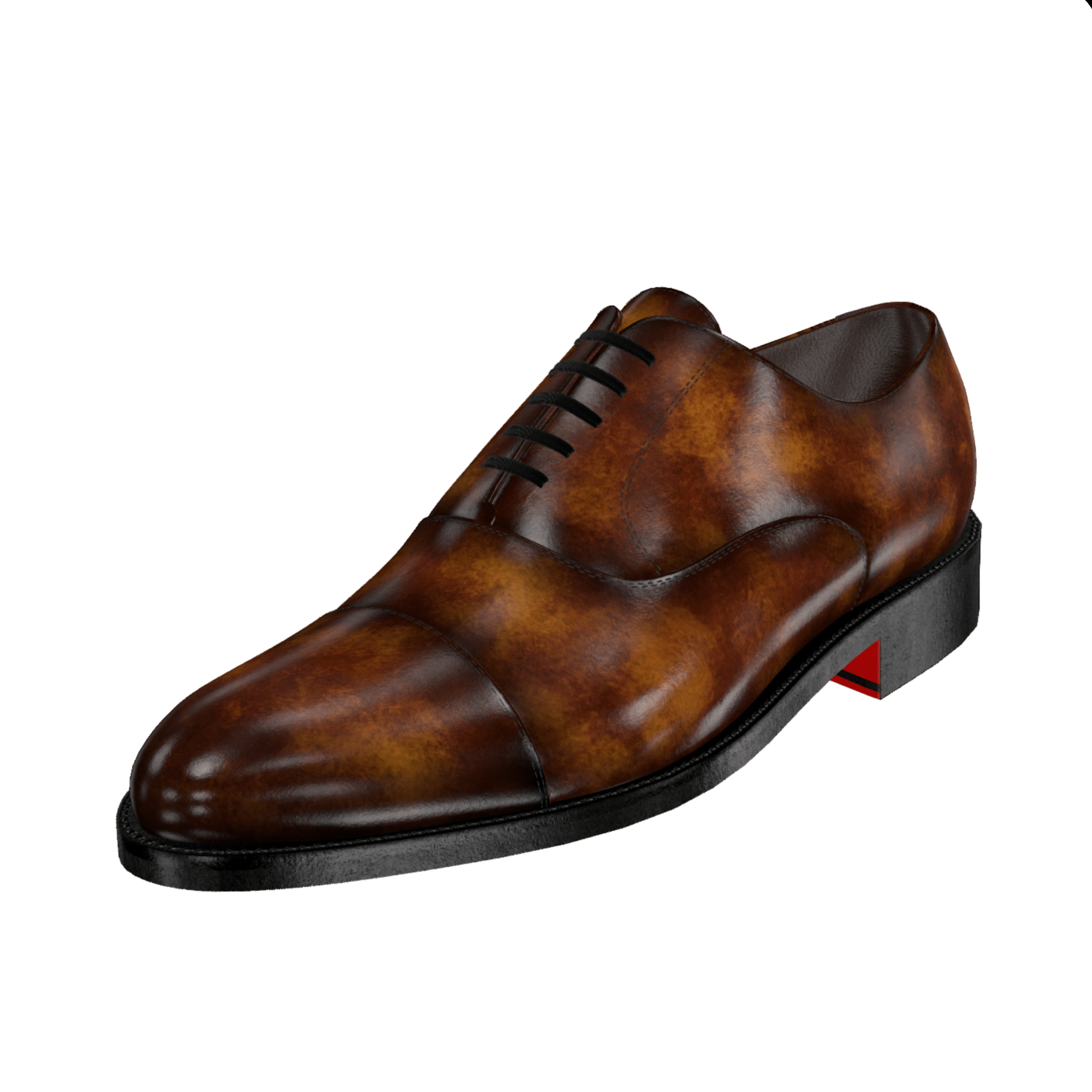 Laryn - red bottoms sole patina leather oxford dress shoes