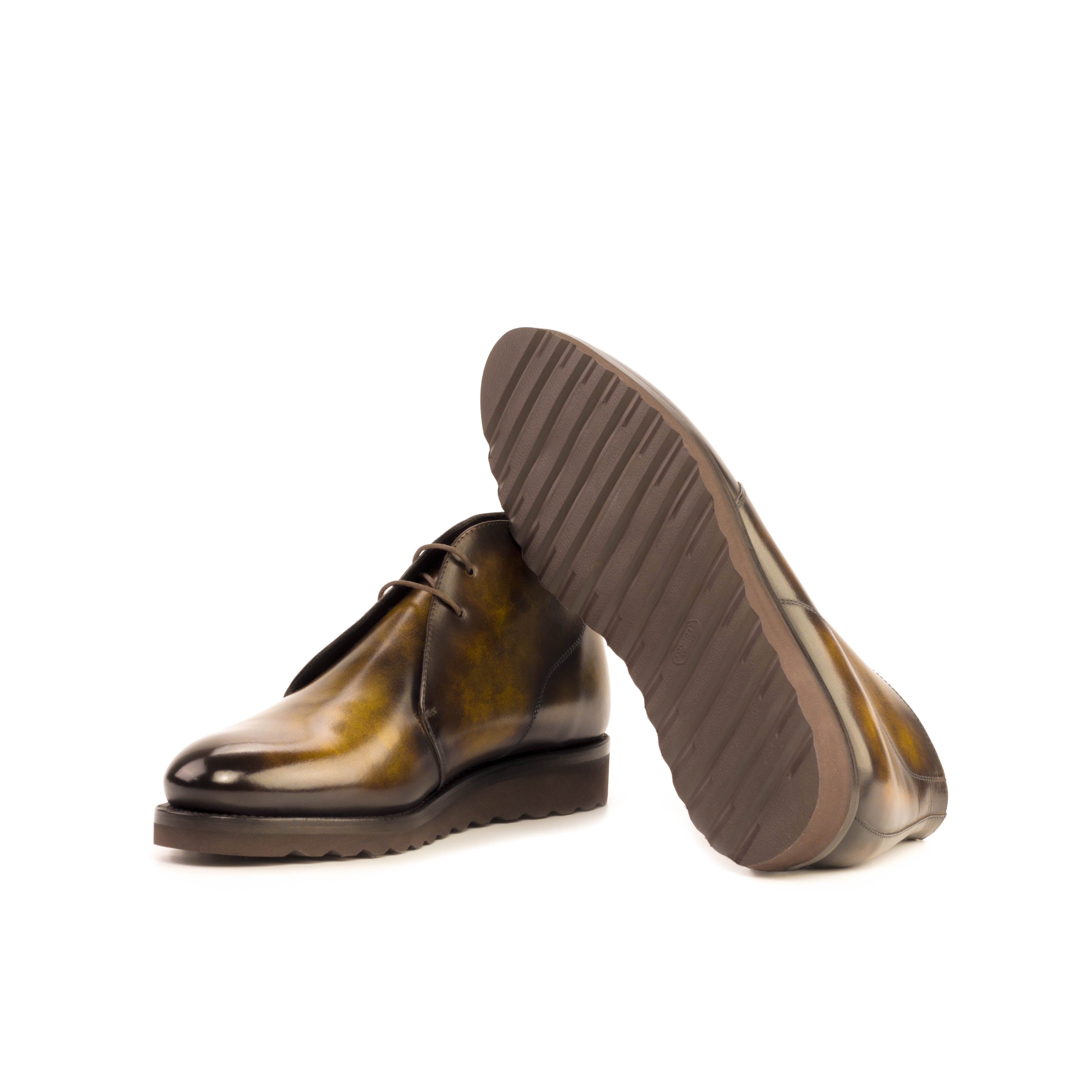 Maravia - Patina leather chukka boots