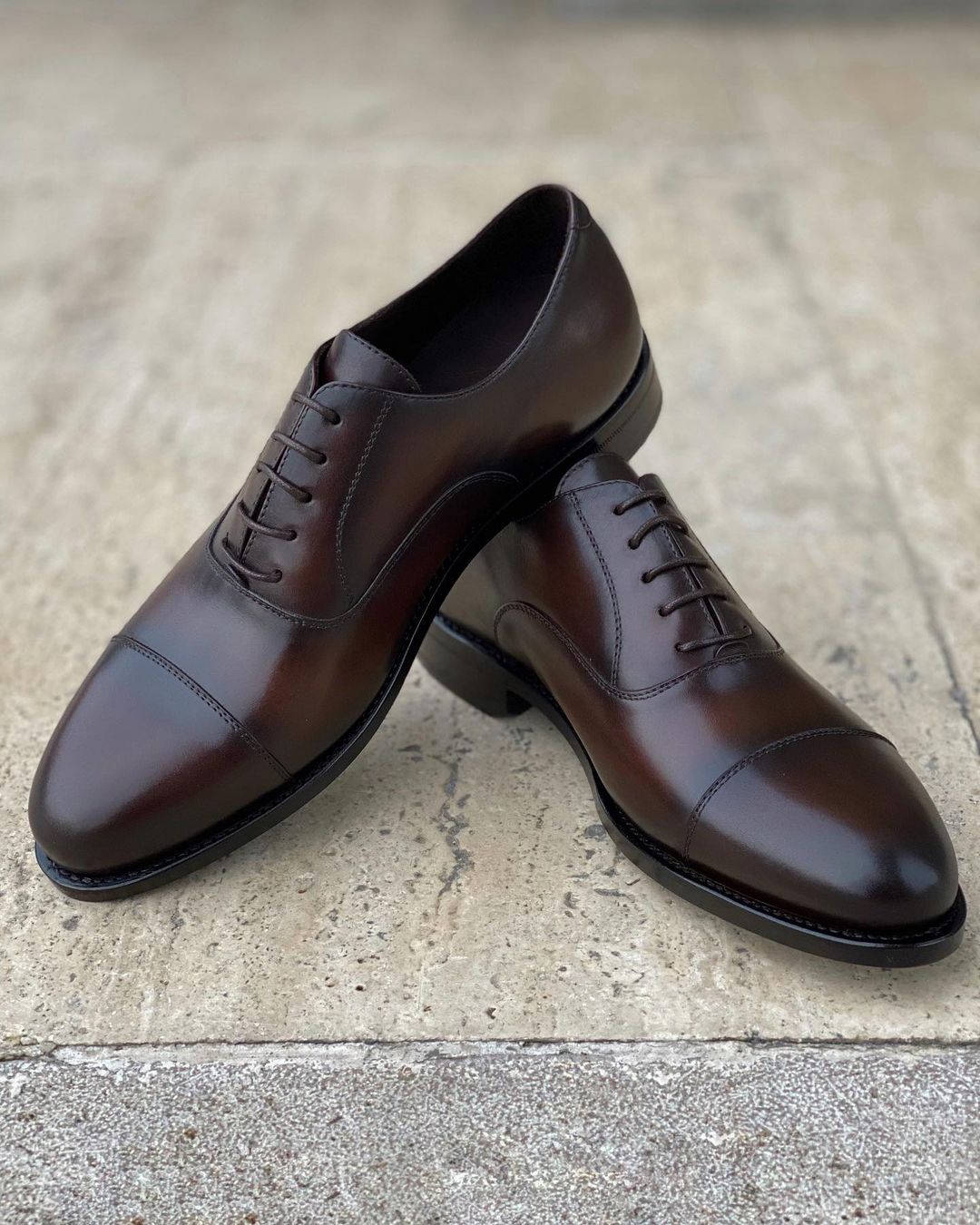 Eston 2 - Handmade Leather oxford dress shoes