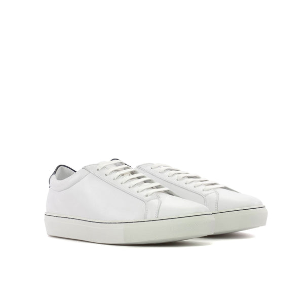 Volare -  White Men's Italian Leather Dress Sneakers