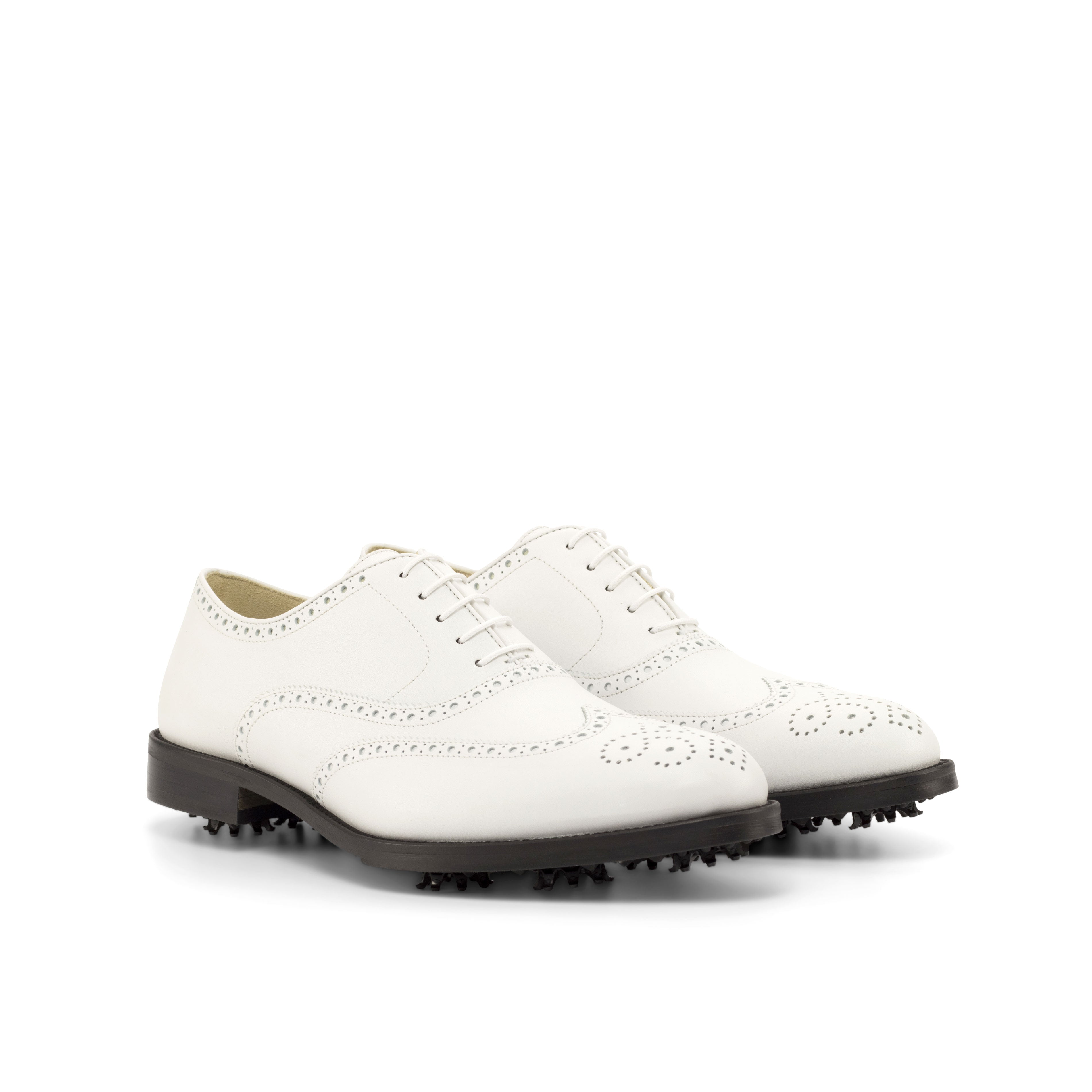 Lumivela - leather brogue golf shoes