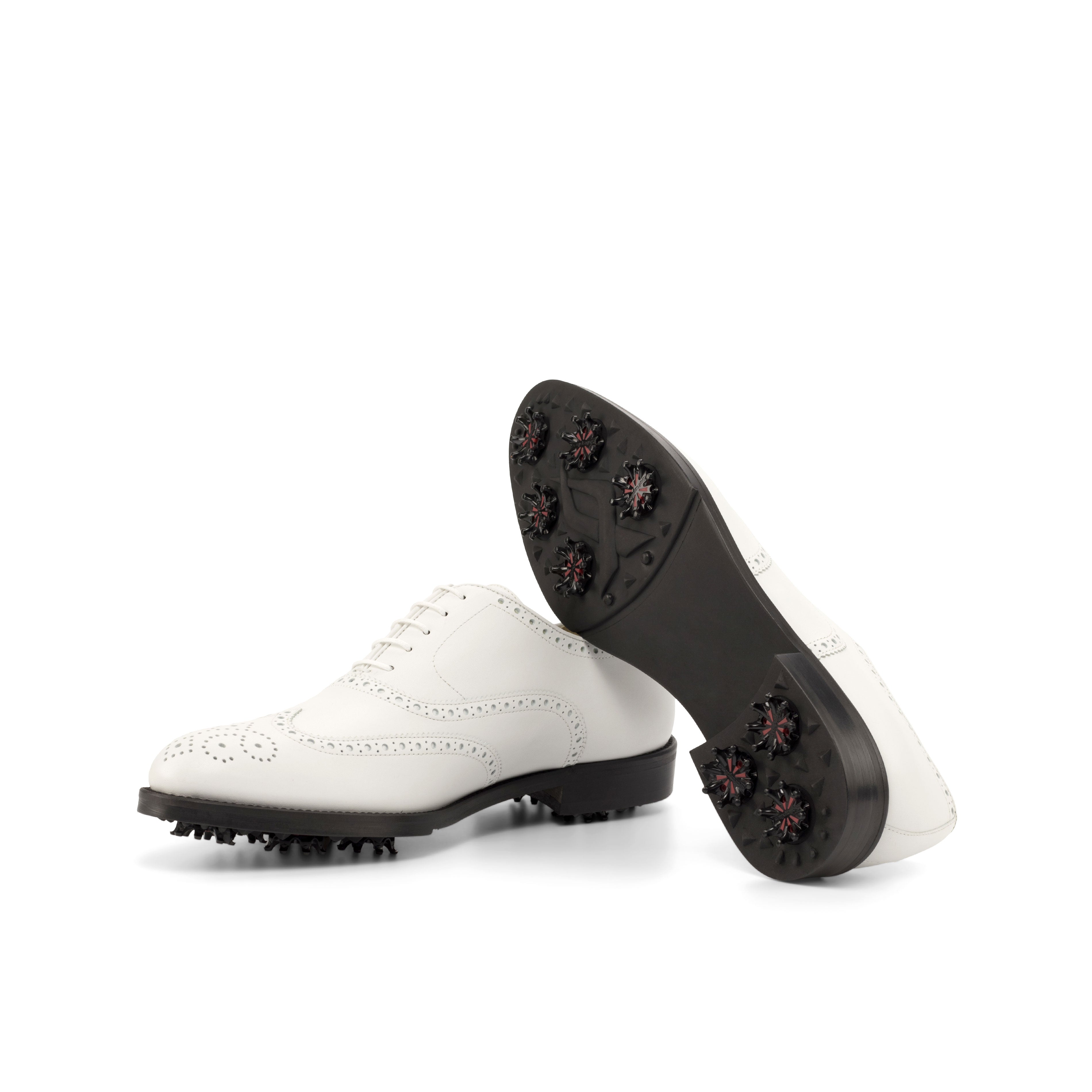 Lumivela - leather brogue golf shoes
