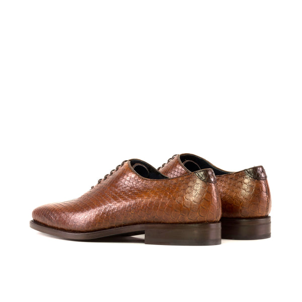 Plora - Exotic python skin leather oxford dress shoes