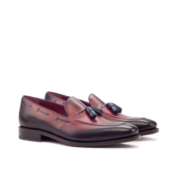 Manoli - Oxblood tassel leather Loafers for men